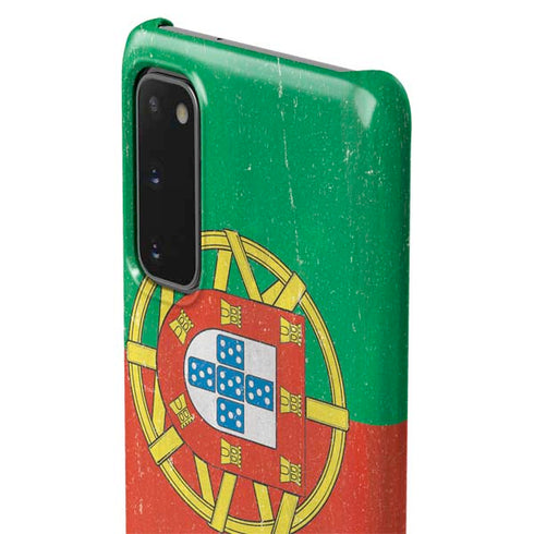 Portugal Flag Distressed Galaxy S20 Lite Case